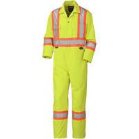5512 Coveralls, 36, High Visibility Lime-Yellow Helyx Safety & Industrial Supplies