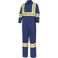 5516T Safety Coveralls, 44 (Tall), Navy Blue Helyx Safety & Industrial Supplies