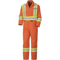 5513 Industrial Wash Coveralls, 36, High Visibility Orange Helyx Safety & Industrial Supplies
