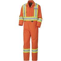 5513T Industrial Wash Coveralls, 40 (Tall), High Visibility Orange Helyx Safety & Industrial Supplies