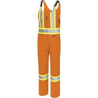 6617T Overalls, Polyester, 40, High Visibility Orange Helyx Safety & Industrial Supplies