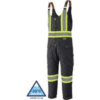 5536BK Quilted Duck Overalls, Cotton, X-Small, Black Helyx Safety & Industrial Supplies