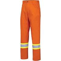 4461 Ultra-Cool Safety Pants, Cotton, 30, High Visibility Orange Helyx Safety & Industrial Supplies