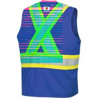 7730 FR-Tech&reg; Flame-Resistant Arc Safety Vest, Small, Royal Blue, 10 cal/cm² Helyx Safety & Industrial Supplies