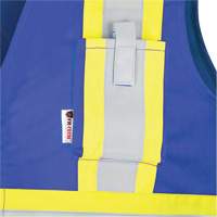 7730 FR-Tech&reg; Flame-Resistant Arc Safety Vest, Small, Royal Blue, 10 cal/cm² Helyx Safety & Industrial Supplies