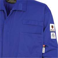 7779 Combinaison ignifuge r&eacute;sistant aux arcs &eacute;lectriques FR-Tech 88/12, Taille 48, Bleu royal Helyx Safety & Industrial Supplies