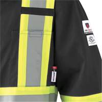7702BKT Combinaison FR-Tech contre les arcs, Taille 40 (grand taille), Noir, 10 cal/cm² Helyx Safety & Industrial Supplies