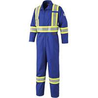 7706 Combinaison ignifuge FR-Tech avec fermetures &agrave; glissi&egrave;re aux jambes, Taille 36, Bleu royal, 9,7 cal/cm² Helyx Safety & Industrial Supplies