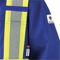 7706T Combinaison ignifuge FR-Tech avec fermetures &agrave; glissi&egrave;re aux jambes, Taille 40 (grand taille), Bleu royal, 9,7 cal/cm² Helyx Safety & Industrial Supplies