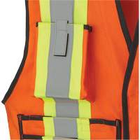 7732 FR-Tech&reg; Flame-Resistant Arc Surveyor's Vest, Small, High Visibility Orange, 9.7 cal/cm² Helyx Safety & Industrial Supplies