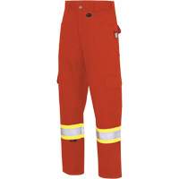 7765 Pantalon cargo de s&eacute;curit&eacute; haute visibilit&eacute; r&eacute;sistant aux arcs &eacute;lectriques FR-Tech 88/12, 30, x 32, Orange haute visibilit&eacute;, 10 cal/cm² Helyx Safety & Industrial Supplies