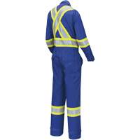 7704W Combinaison FR-Tech ignifuge/contre les arcs pour femme, Taille T-petit, Bleu royal, 10 cal/cm² Helyx Safety & Industrial Supplies