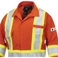 7702W Combinaison FR-Tech ignifuge/contre les arcs pour femme, Taille T-petit, Orange haute visibilit&eacute;, 10 cal/cm² Helyx Safety & Industrial Supplies