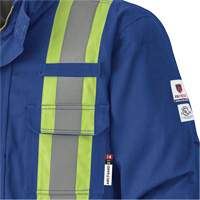 5523 Manteau de s&eacute;curit&eacute; ignifuge, Petit, Bleu royal, 58 cal/cm² Helyx Safety & Industrial Supplies