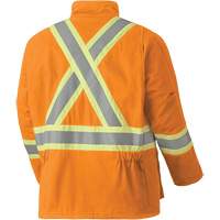 5533 Manteau de s&eacute;curit&eacute; ignifuge, Petit, Orange haute visibilit&eacute;, 58 cal/cm² Helyx Safety & Industrial Supplies
