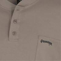 331 FR Interlock Henley Shirt, Small, Beige Helyx Safety & Industrial Supplies