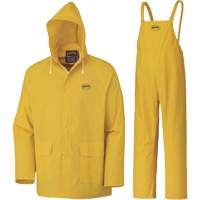 577 V&ecirc;tements imperm&eacute;ables 3 morceaux, Polyester/PVC, 6T-Grand, Jaune Helyx Safety & Industrial Supplies