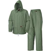 583 V&ecirc;tements imperm&eacute;ables, Polyester/PVC, Petit, Vert Helyx Safety & Industrial Supplies
