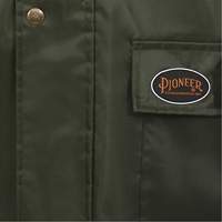 D8120J Manteau &agrave; capuchon ind&eacute;chirable Nailhead pour planteur d'arbres, Polyester/PVC, T-petit, Vert Helyx Safety & Industrial Supplies