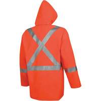 576J Veste de pluie ignifuge haute visibilit&eacute;, Petit, Orange haute visibilit&eacute; Helyx Safety & Industrial Supplies