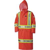 5896 Manteau long imperm&eacute;able et ignifuge, Petit, Orange haute visibilit&eacute; Helyx Safety & Industrial Supplies