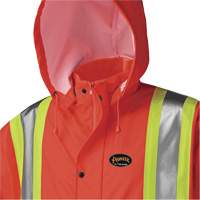 5896 Manteau long imperm&eacute;able et ignifuge, Petit, Orange haute visibilit&eacute; Helyx Safety & Industrial Supplies