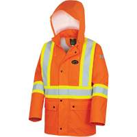 5892PKT High-Visibility FR Waterproof Safety Jacket, X-Small, High Visibility Orange Helyx Safety & Industrial Supplies