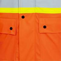 5892PKT High-Visibility FR Waterproof Safety Jacket, X-Small, High Visibility Orange Helyx Safety & Industrial Supplies