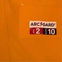 5880 FR/Arc-Rated Waterproof Rain Jacket, X-Small, High Visibility Orange, 10 cal/cm² Helyx Safety & Industrial Supplies