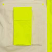 5881 FR/Arc-Rated Waterproof Rain Jacket, X-Small, High Visibility Yellow, 10 cal/cm² Helyx Safety & Industrial Supplies
