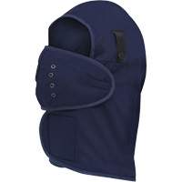 565N Doublure de casque de protection &agrave; col long, Doublure en Molleton, Taille unique, Bleu marin Helyx Safety & Industrial Supplies