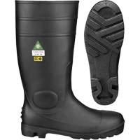 1022 Safety Boots, PVC, Steel Toe, Size 10, Puncture Resistant Sole Helyx Safety & Industrial Supplies