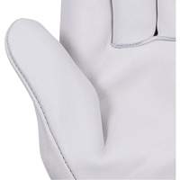 535G Gants de chauffeur beige, Petit, Paume en Cuir fleur de vache Helyx Safety & Industrial Supplies