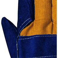 630 Gants d'appareilleur isol&eacute;s bleus, Taille unique, Paume en Cuir de vache refendu, Doublure en Boa Helyx Safety & Industrial Supplies