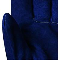 630 Gants d'appareilleur isol&eacute;s bleus, Taille unique, Paume en Cuir de vache refendu, Doublure en Boa Helyx Safety & Industrial Supplies