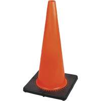 183P Premium Flexible Safety Cone, 28", Orange Helyx Safety & Industrial Supplies