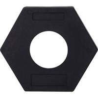 2320 Base de poteau d&eacute;lin&eacute;ateur empilable, 17 lb Helyx Safety & Industrial Supplies