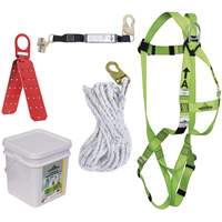 RK4-50 Ensemble de protection contre les chutes, Trousses pour couvreur de toit Helyx Safety & Industrial Supplies