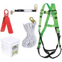 RK8-50 Ensemble de protection contre les chutes &agrave; illets, Trousses pour couvreur de toit Helyx Safety & Industrial Supplies