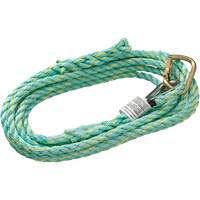 VL-1115-50 Cordage de s&eacute;curit&eacute; vertical, Copolym&egrave;re Helyx Safety & Industrial Supplies