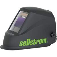 WHM2000 Advantage Plus Series ADF Welding Helmet, 3.94" L x 2.36" W View Area, Black/Green Helyx Safety & Industrial Supplies