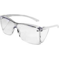 Guest-Gard OTG Safety Glasses, Clear Lens, ANSI Z87+/Meets/Exceeds CSA Z94.3 Helyx Safety & Industrial Supplies