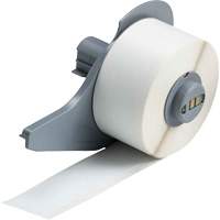 Ruban adh&eacute;sif permanent toutes saisons pour &eacute;tiquettes, Vinyle, Blanc, Largeur de 1" Helyx Safety & Industrial Supplies