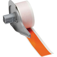Ruban adh&eacute;sif permanent toutes saisons pour &eacute;tiquettes, Vinyle, Orange, Largeur de 1" Helyx Safety & Industrial Supplies