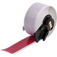 Multi-Purpose Label Tape, Vinyl, Red, 1" Width Helyx Safety & Industrial Supplies