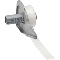 Harsh Environment Multi-Purpose Labels, Polyester, 0.35" L x 0.2" H, Black on Clear Helyx Safety & Industrial Supplies