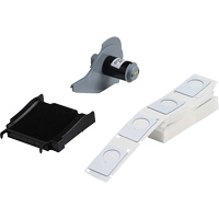 Raised Panel Labels, Polyester, 1.2" L x 1.9" H, White Helyx Safety & Industrial Supplies