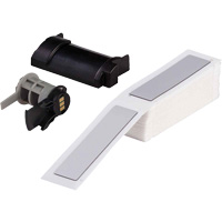 Raised Panel Labels, Polyester, 1" L x 4" H, White Helyx Safety & Industrial Supplies