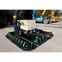 Berme Ultra-Containment Berm, Capacit&eacute; 179 gal. US, 4' la x 6' lo x 12" h, Paroi &agrave; piquets Helyx Safety & Industrial Supplies