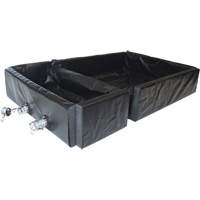 Berme Ultra-Track Berm, Capacit&eacute; 144 gal. US, 4' la x 6' lo x 12" h, Paroi en mousse Helyx Safety & Industrial Supplies